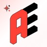 AgentEdge logo — red and black isometric AE monogram